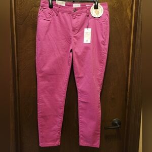 Curve Appeal Pink Curvy Fit Jeans NWT